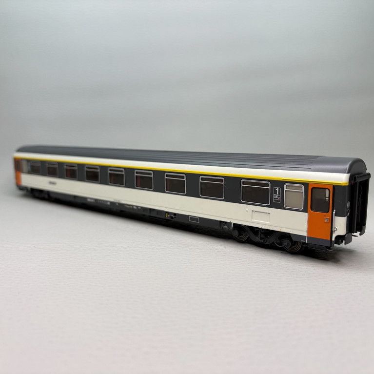 LSMODELS 40355 - Voiture Eurofima, VSE, A9u, livrée Corail, logo Nouille, SNCF