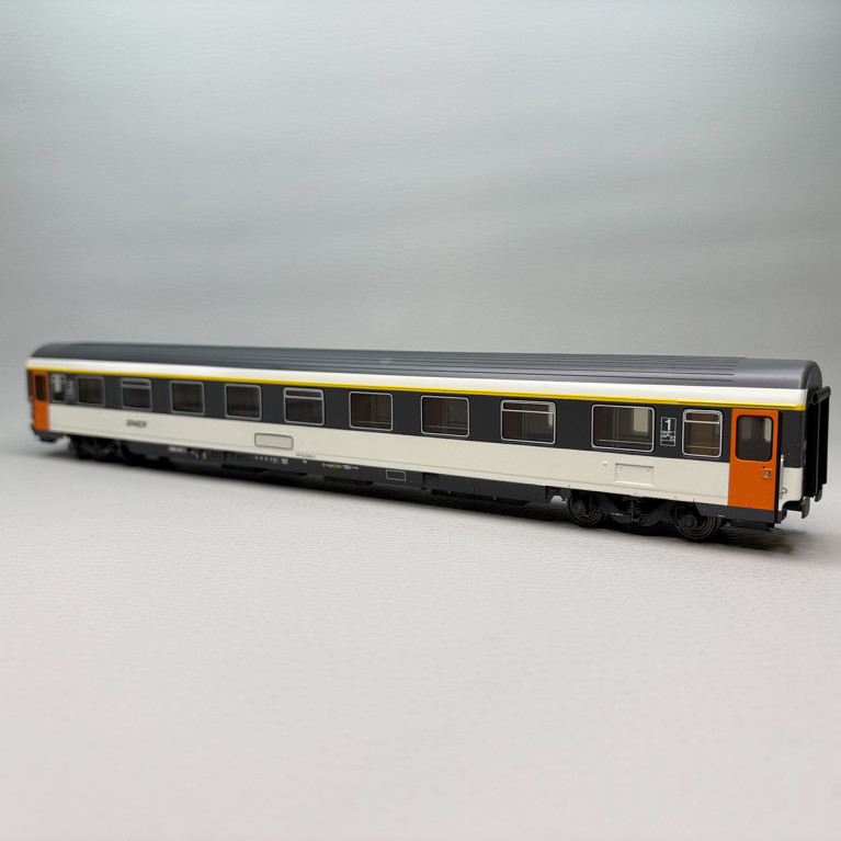 LSMODELS 40355 - Voiture Eurofima, VSE, A9u, livrée Corail, logo Nouille, SNCF