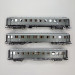 3 voitures voyageurs 2CL et 3 CL (ex  DRG), train express, PKP - ROCO 6200112