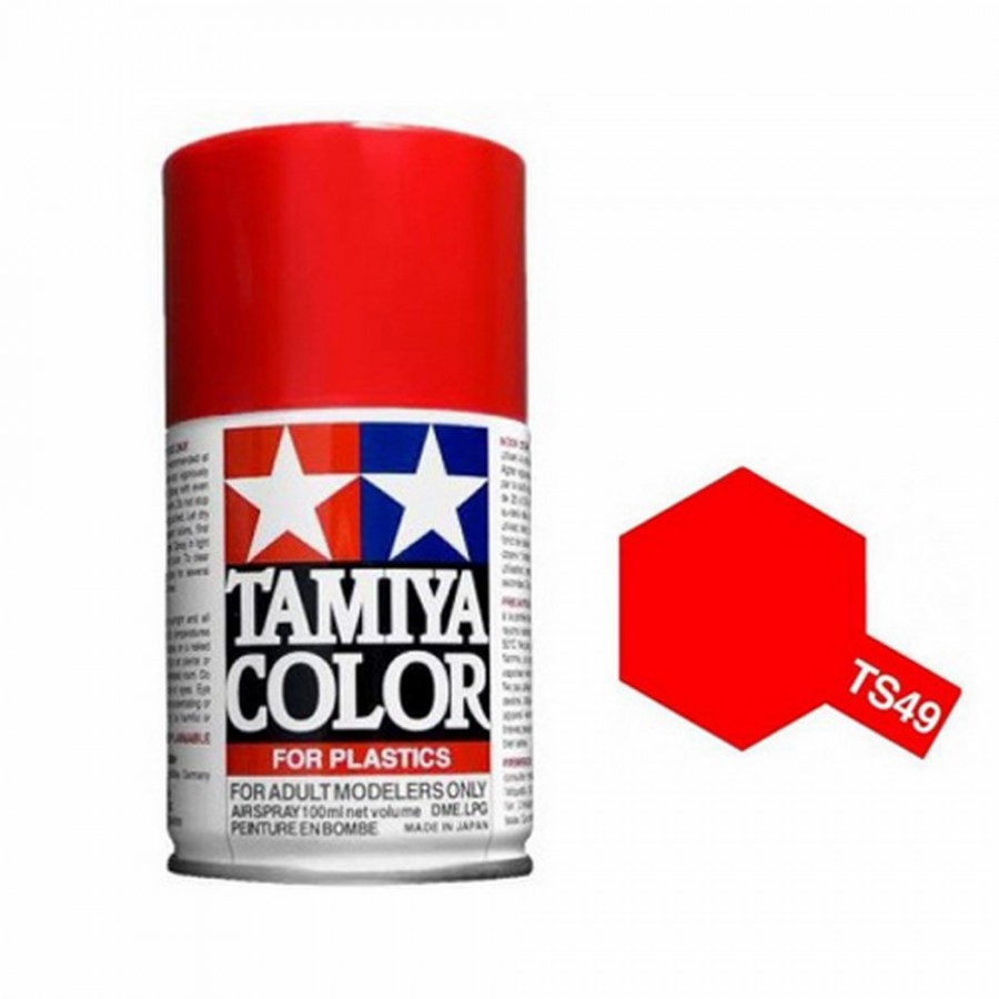 Rouge vif brillant Spray de 100ml-TAMIYA TS49