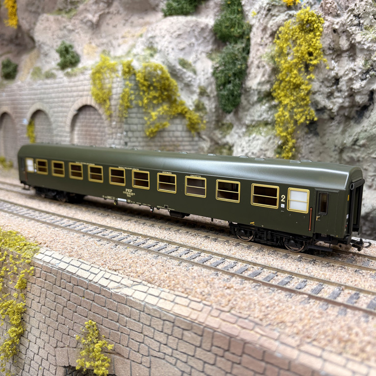 Voiture couchettes de type 110A, Bcwxz, 2CL, PKP, Ep. IV - PIKO 97187 - HO 1/87