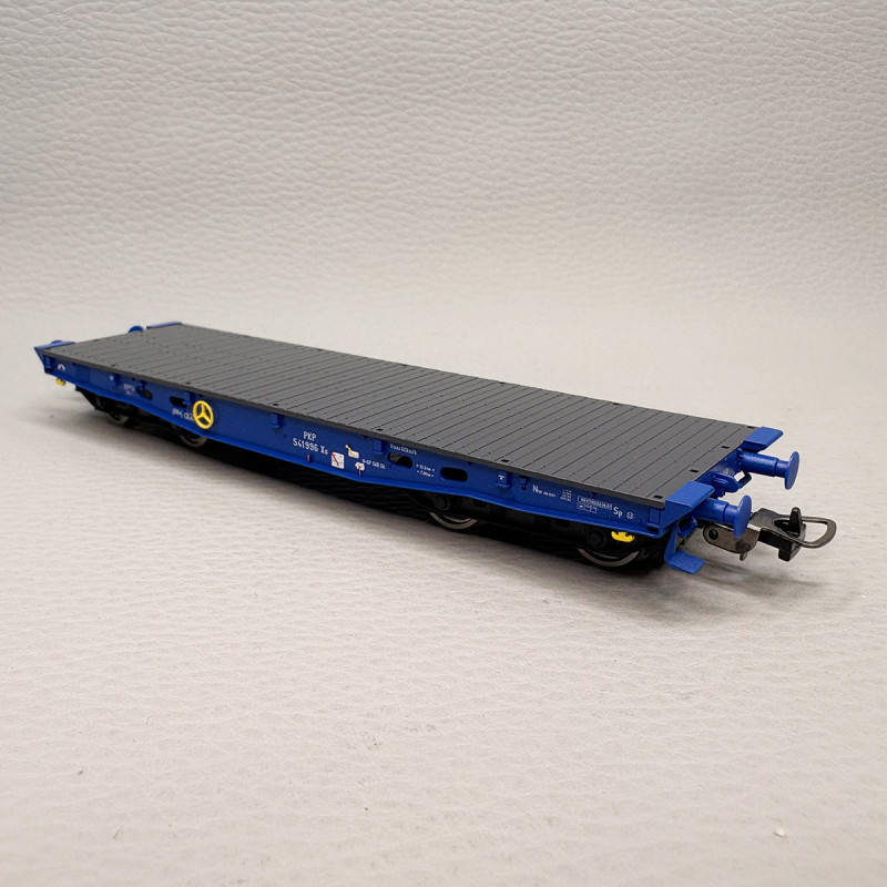 Wagon plat de type 401Zb, transport charge lourde, PKP - PIKO 58420