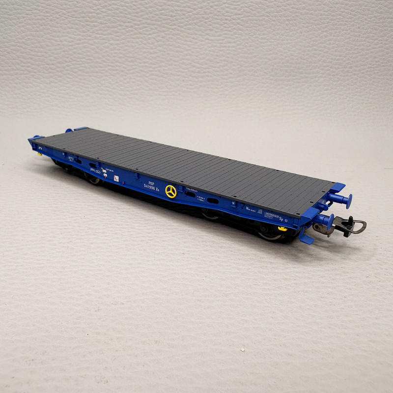 Wagon plat de type 401Zb, transport charge lourde, PKP - PIKO 58420