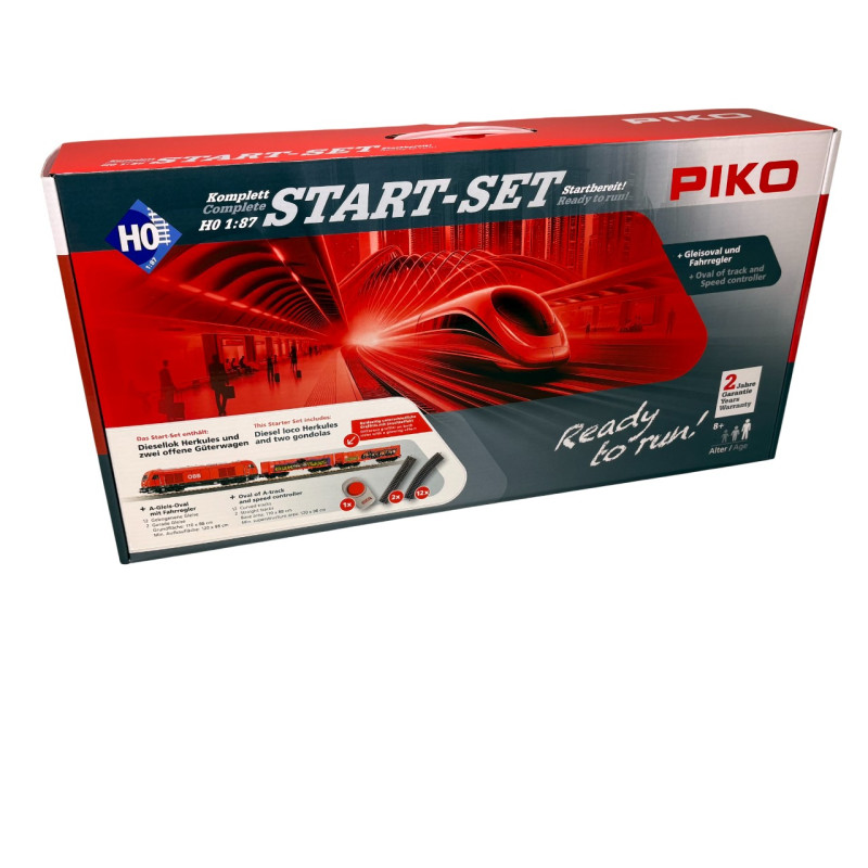 Coffret de démarrage, locomotive Rh 2016 et 2 tombereaux EAOS, ÖBB - PIKO 57033