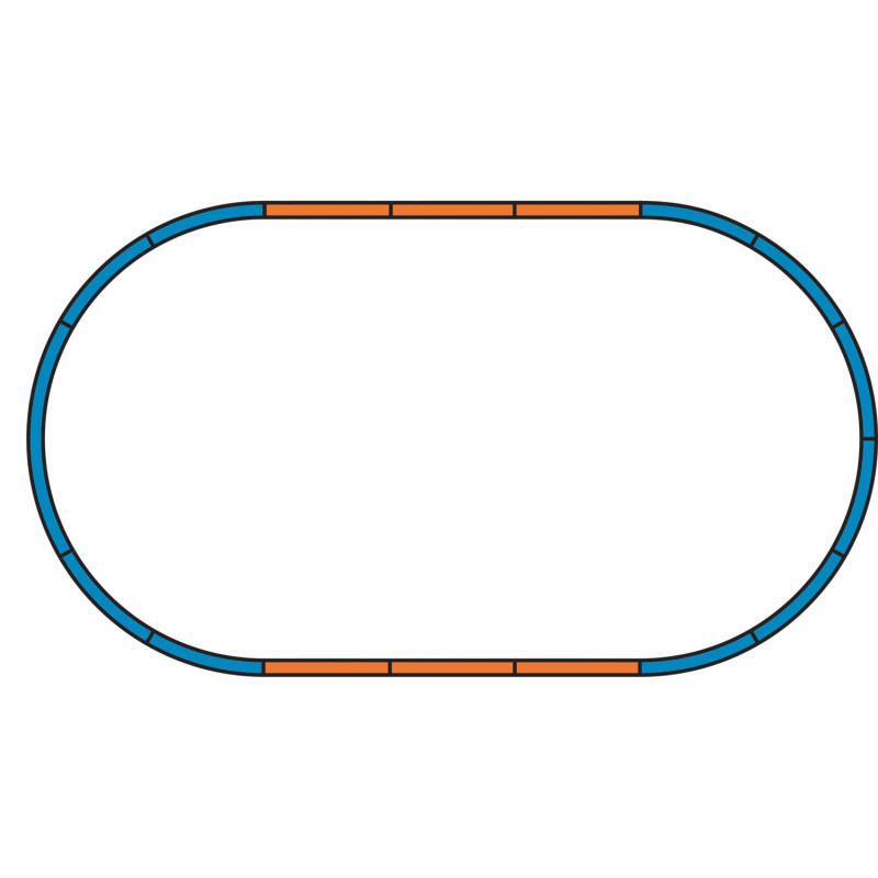 Coffret de démarrage, locomotive EU 44 et 3 voitures voyageurs, PKP - PIKO 57116