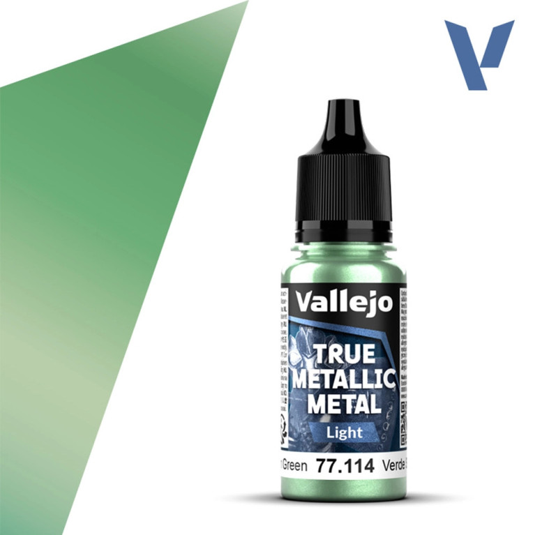Pack Vert Sombre - 18ml True Metallic Metal - VALLEJO 77.257