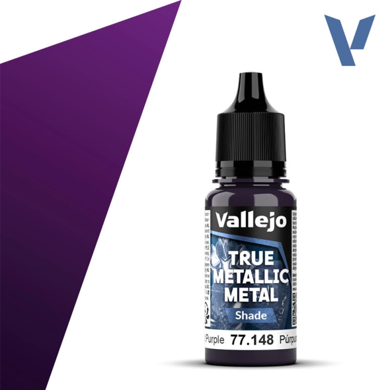 Pack Pourpre Améthyste - 18ml True Metallic Metal - VALLEJO 77.255