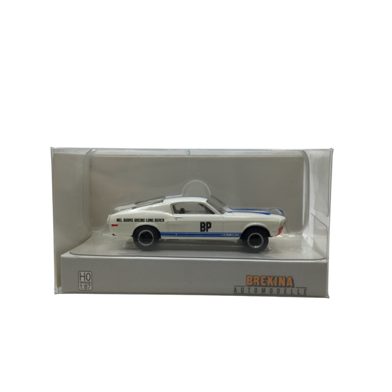 Ford Mustang Fastback, Shelby GT 350, Mel Burns racing, 1968 - Brekina 19613 - HO 1/87