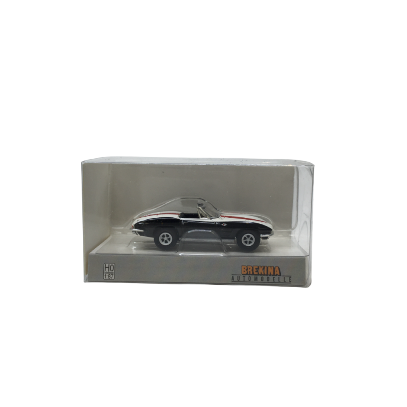 Chevrolet Corvette C2, cabriolet ouvert, weekend on race track, 1963 - Brekina 18029 - HO 1/87