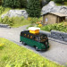 Volkswagen T1b camping-car, noir et vert foncé, avec couchage sur le toit, 1960 - Brekina 31634 - HO 1/87