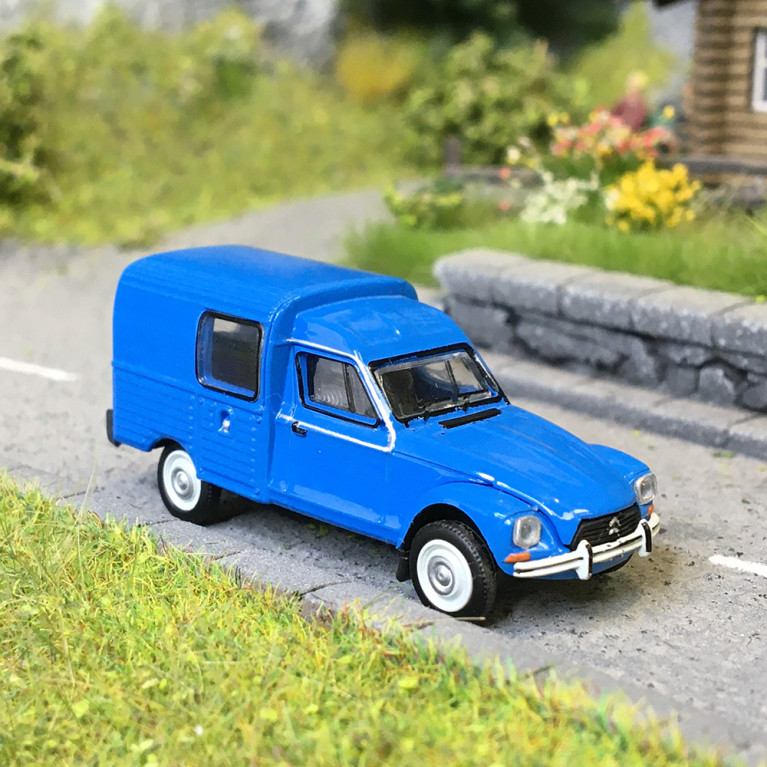 Citroën Acadiane, bleu, 1978 - SAI 7636 - HO 1/87
