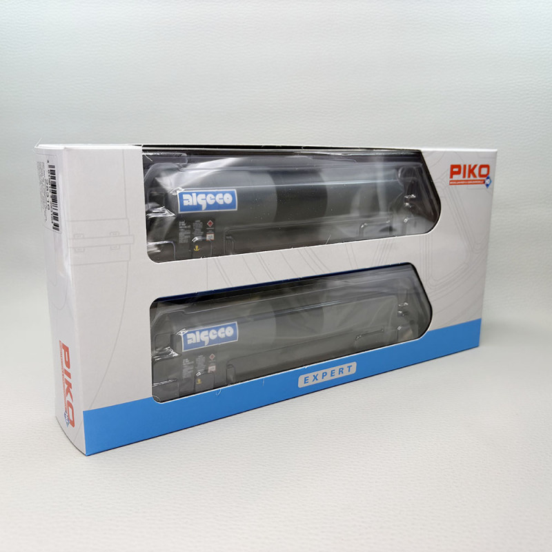 PIKO 28316 - 2 wagons citernes coudées, "Algeco", SNCF