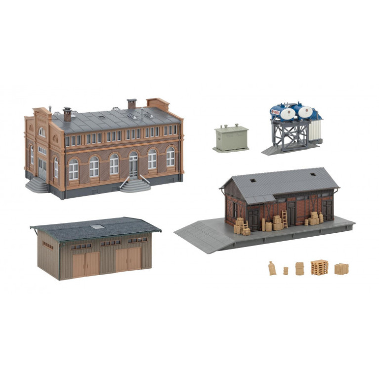 Coffret promotionnel, Manutention de marchandise - Faller 190088 - HO 1/87