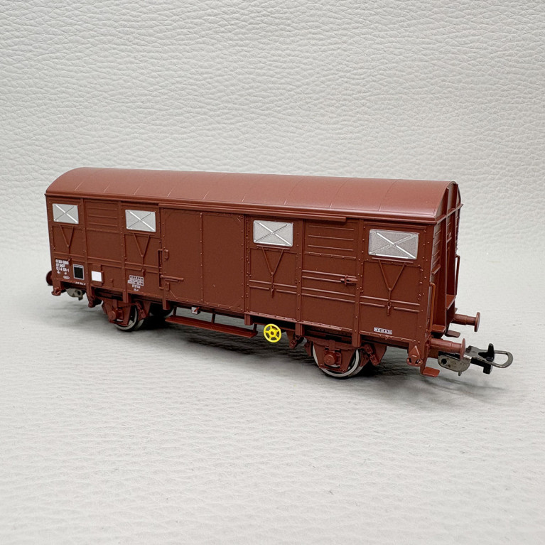 PIKO 96638  - Wagon couvert type Wg, livrée brun, SNCF