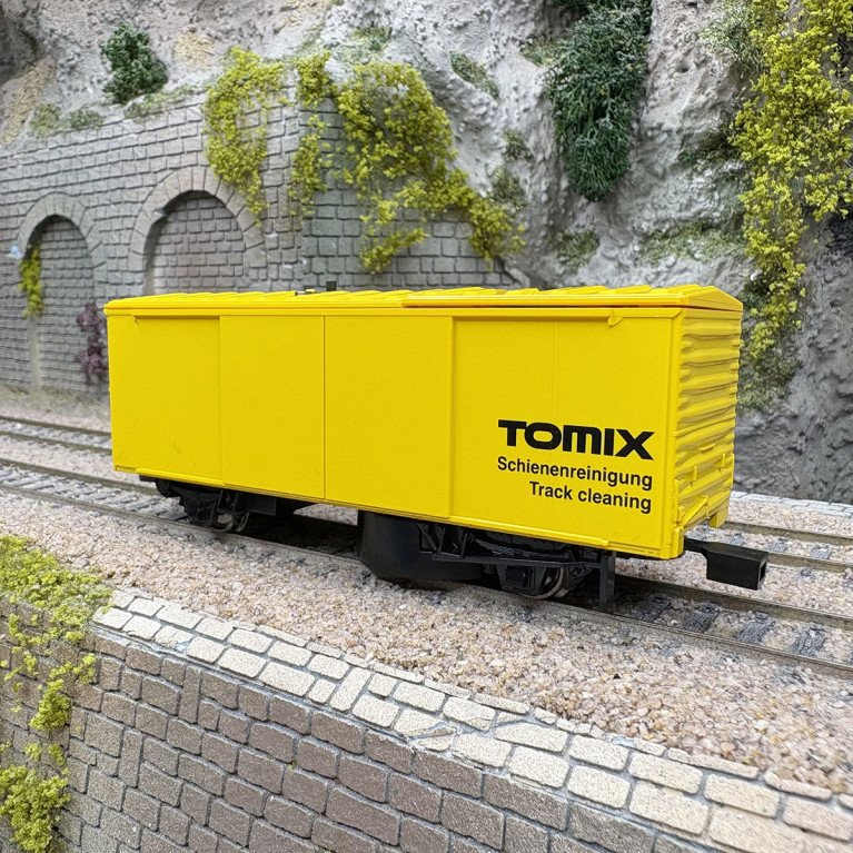 Wagon aspirateur pour nettoyage des voies - TOMIX R51BD / 977903 - HO 1/87