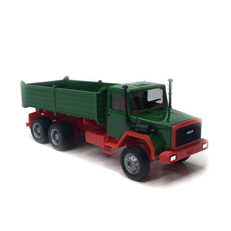 Camion-benne Iveco Hauber, vert - HERPA 320276 - HO 1/87