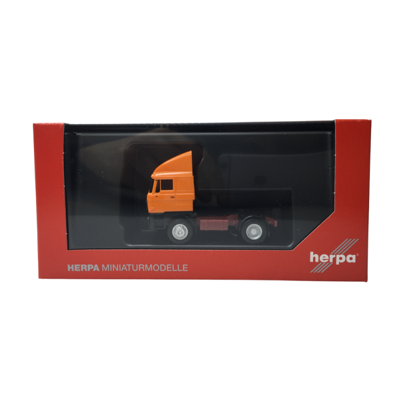 Tracteur rigide RABA, 2 essieux, orange, HERPA 317382-002 - HO 1/87