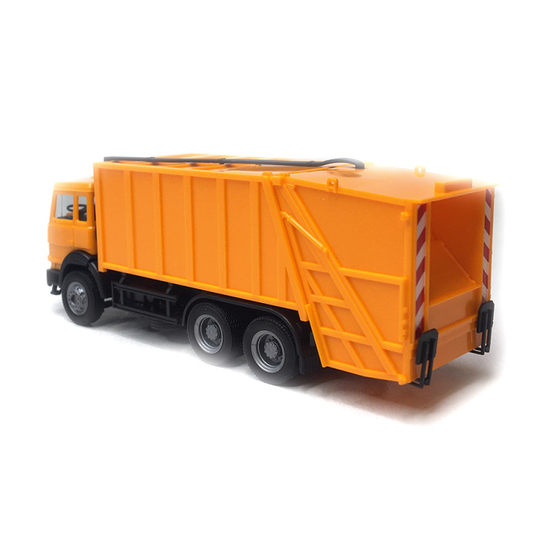 Herpa 319010 - 1/87 Man Tgs Nn Pressmüllfahrzeug Faun Variopress, Blanc - Neuf