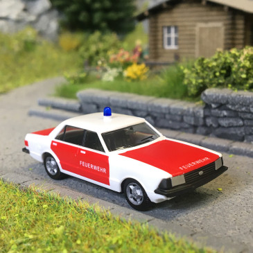 Ford Granada, brigade des pompiers, 1972 - HERPA 099004 - HO 1/87