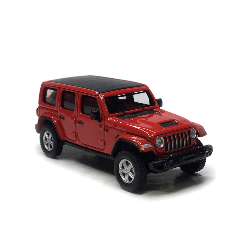 MicroCity, Jeep Wrangler, rouge, 2017 - HERPA 87MC000011 - HO 1/87