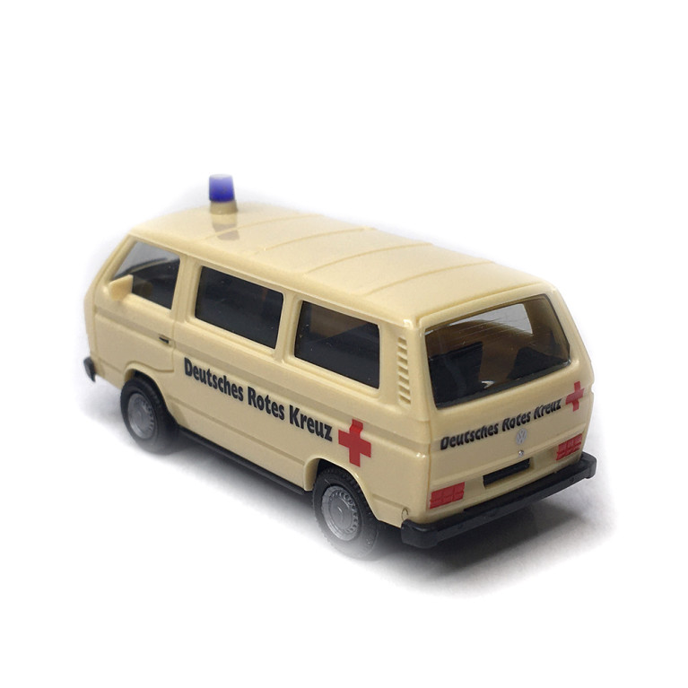 Volkswagen T3 Bully, Croix rouge Allemande, basic - HERPA 097611 - HO 1/87