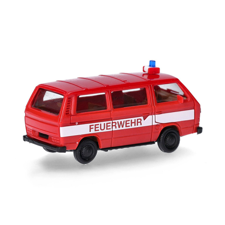 MiniKit Volkswagen T3 Bus, pompiers - HERPA 012591-002 - HO 1/87