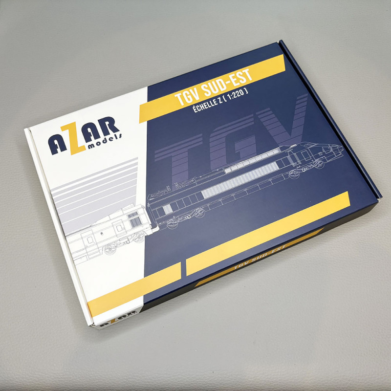 TGV PSE, Paris Sud-Est, rame N°46, 7 éléments, livrée Atlantique, SNCF - AZAR MODELS T01-AB1A