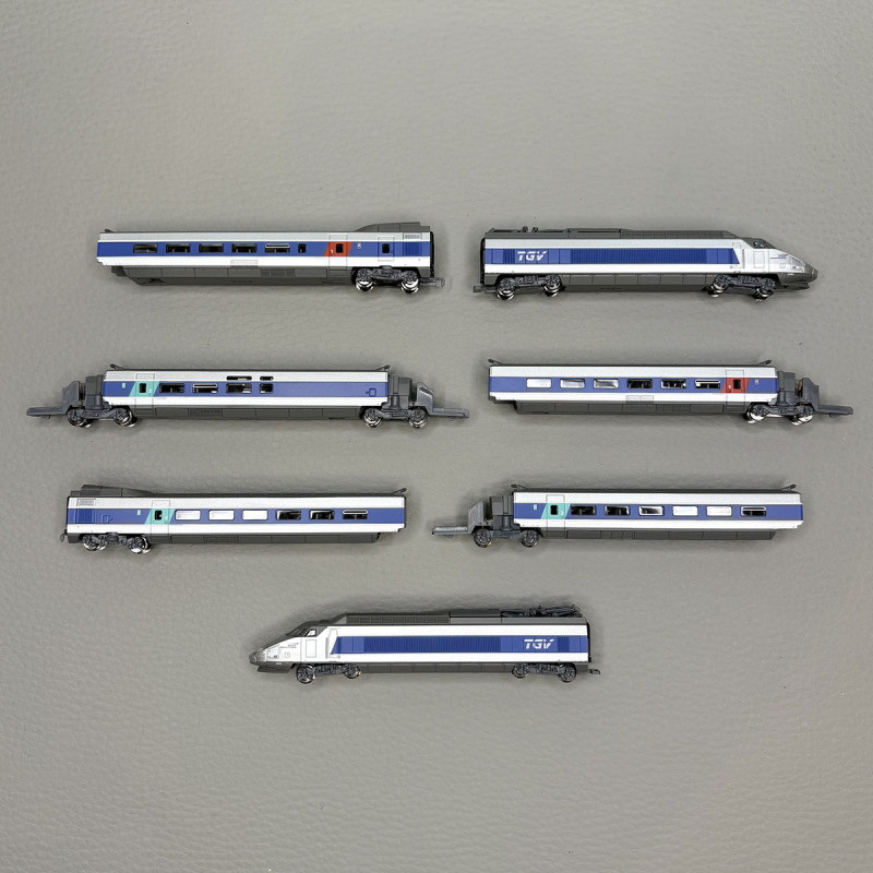 TGV PSE, Paris Sud-Est, rame N°46, 7 éléments, livrée Atlantique, SNCF - AZAR MODELS T01-AB1A