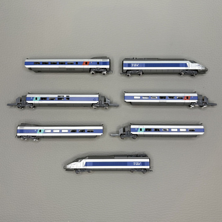 TGV PSE, Paris Sud-Est, rame N°46, 7 éléments, livrée Atlantique, SNCF - AZAR MODELS T01-AB1A