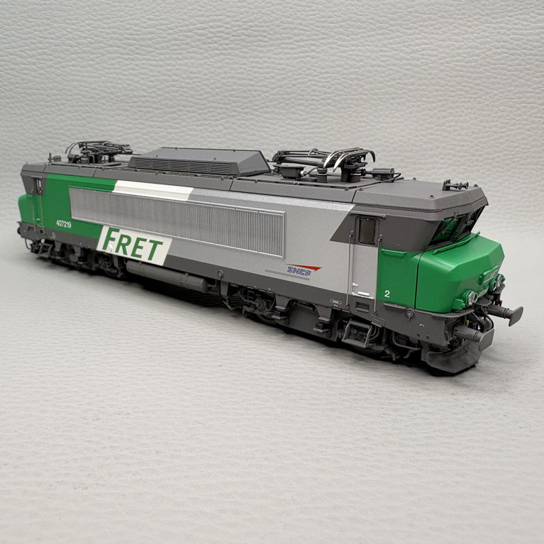 LSMODELS 11702S: Locomotive électrique BB 407219, livrée FRET, Bordeaux, Casquette, SNCF