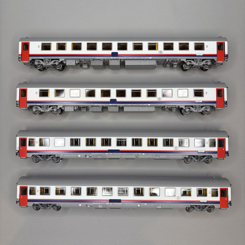 Rame EC91 Vauban, ligne Bruxelle - Milan, 8 éléments, SNCB / SBB - LSMODELS MW2102