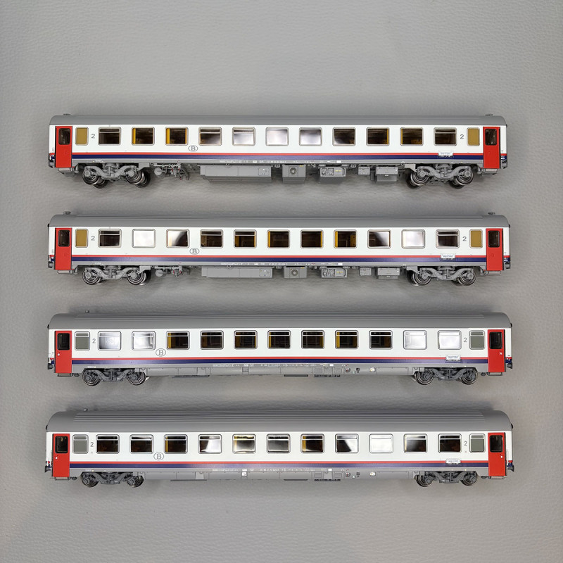 Rame EC91 Vauban, ligne Bruxelle - Milan, 8 éléments, SNCB / SBB - LSMODELS MW2102