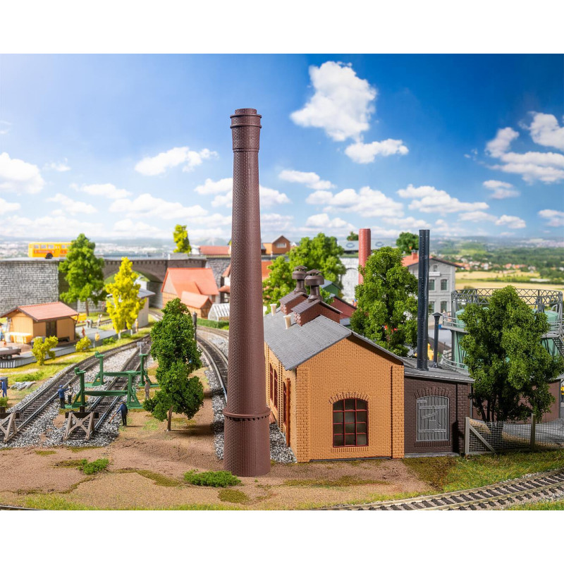 Cheminée d'usine - Faller 131336 - HO 1/87