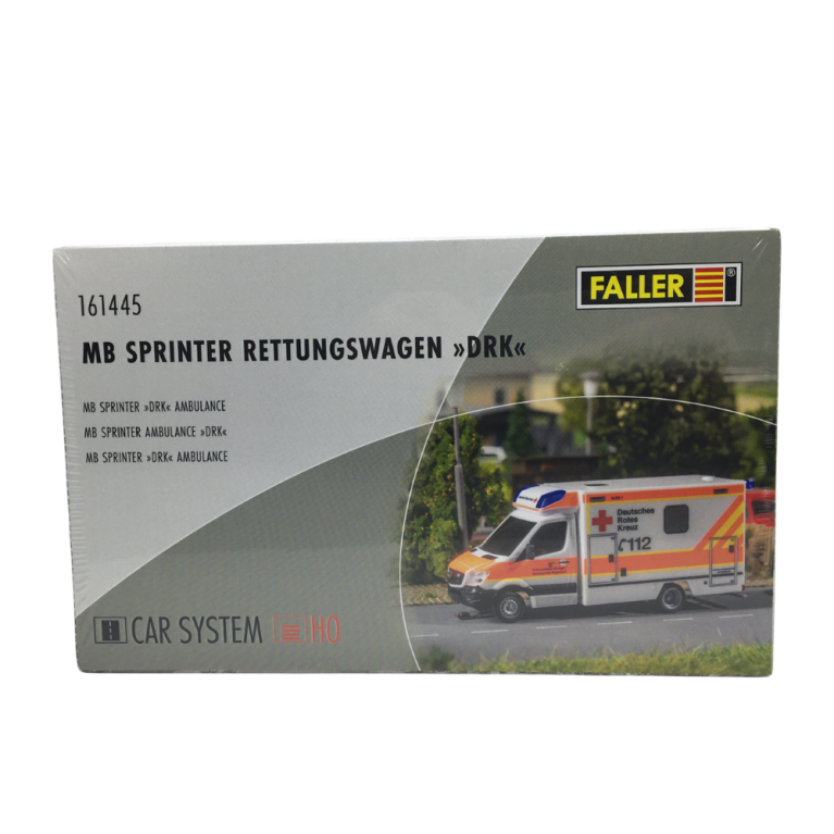 Mercedes Benz Sprinter Ambulance DRK, car system - FALLER 161445 - HO 1/87