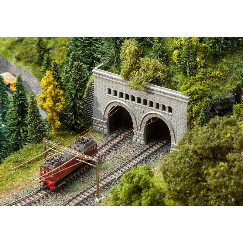 Entrées de tunnel Simplon Nord et Sud - Faller 222500 - N 1/160