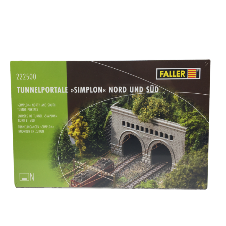 Entrées de tunnel Simplon Nord et Sud - Faller 222500 - N 1/160