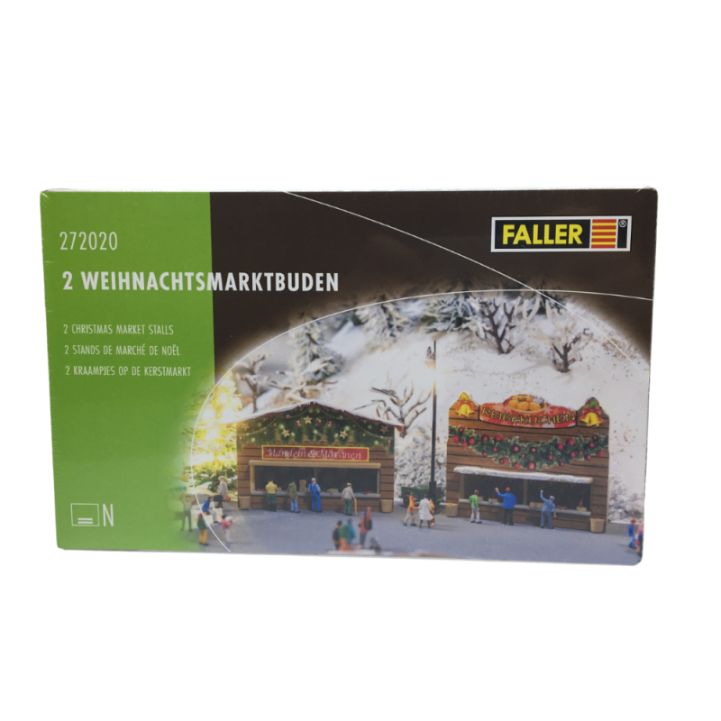2 stands de marché de Noël - Faller 272020 - N 1/160