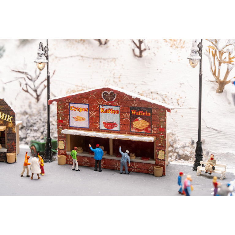 2 stands de marché de Noël - Faller 272021 - N 1/160