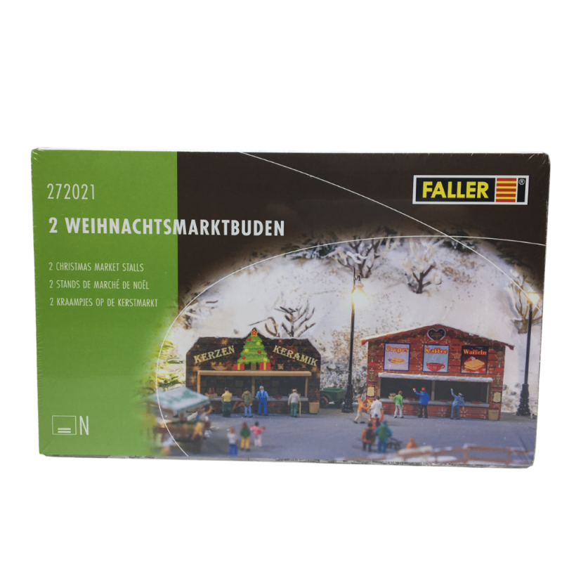 2 stands de marché de Noël - Faller 272021 - N 1/160