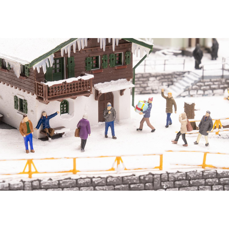 Passants en hiver - Faller 151711 - HO 1/87