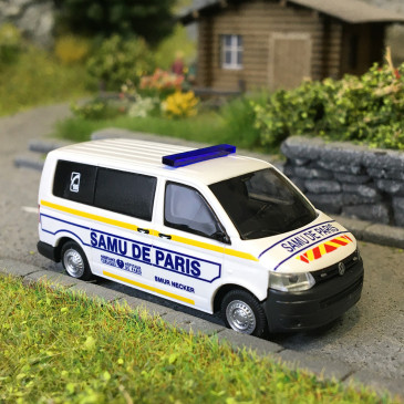 Volkswagen T5 GP, SAMU de Paris - Rietze 53430 - HO 1/87