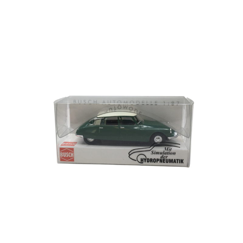 Citroën DS 19 cabriolet ouvert, vert forêt | Sai 1619