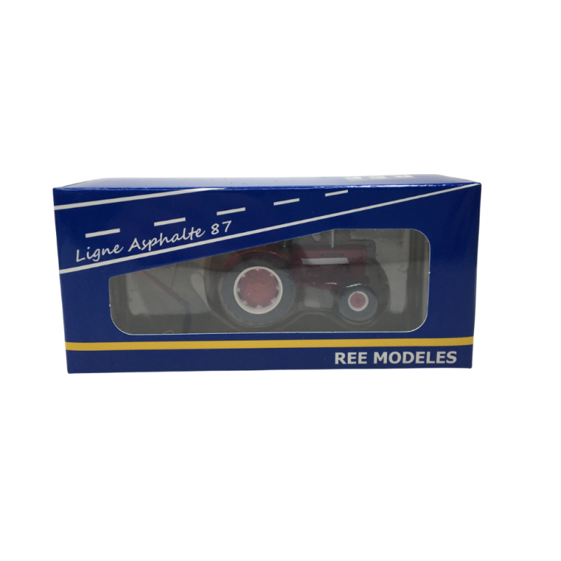 Tracteur Mc-Cormick INTERNATIONAL HI 624, lame de coupe pour fauchage, 1965 - REE CB183 - HO 1/87