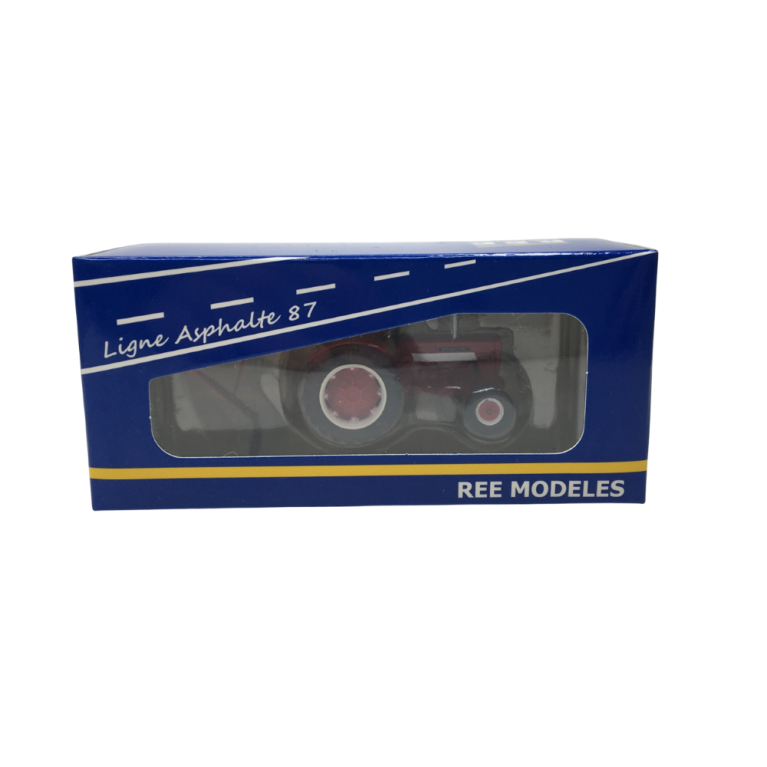 Tracteur Mc-Cormick INTERNATIONAL HI 624, lame de coupe pour fauchage, 1965 - REE CB183 - HO 1/87