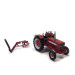 Tracteur Mc-Cormick INTERNATIONAL HI 624, lame de coupe pour fauchage, 1965 - REE CB183 - HO 1/87