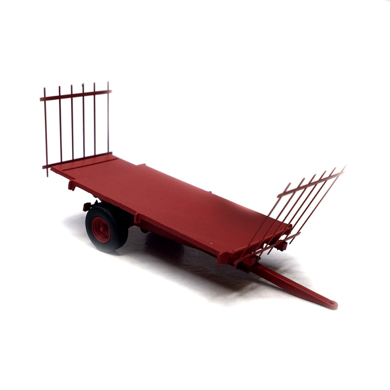 Remorque HI 355T plateau pour fourrage - REE CB187 - HO 1/87