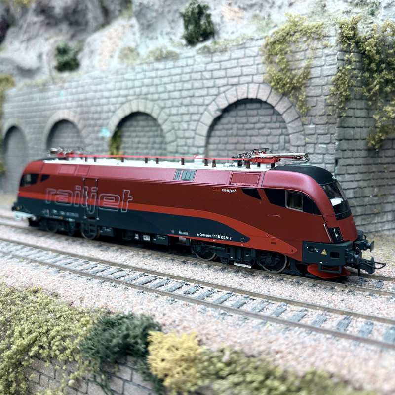 Locomotive électrique 1116 238-7, "Railjet", ÖBB, Ep. VI, digital son - ROCO 7510208 - HO 1/87