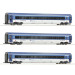 Coffret 3 voitures Railjet CD Ep VI-HO 1/87-ROCO 74068 modélisme