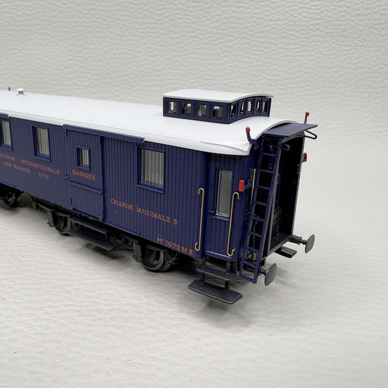 LSMODELS MW1006 - 6 voitures WL S2, Restaurant WR, fourgon Fg, "Bombay Express" 1933, avec éclairage, CIWL -