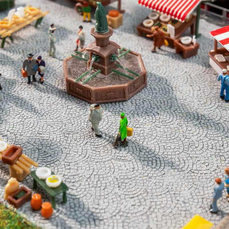 PREMIUM Film routier, pavés romains - Faller 272312 - N 1/160